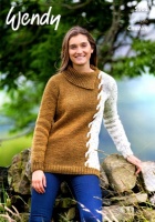 Knitting Pattern - Wendy 5961 - Mode Chunky - Cable Sweater